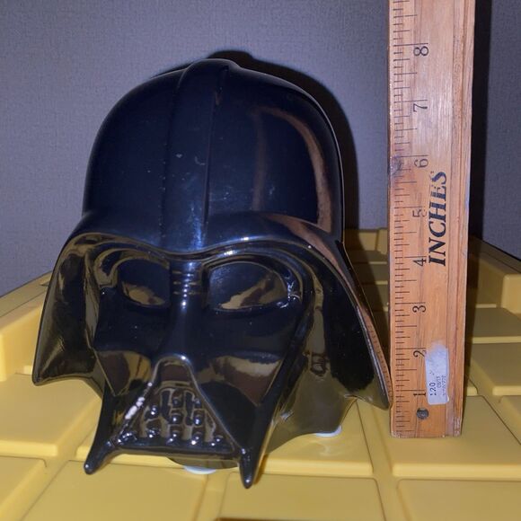 STAR WARS Darth Vader Ceramic Coin Bank Piggy Bank FAB 2014 Lucasfilm LTD - Picture 8 of 9